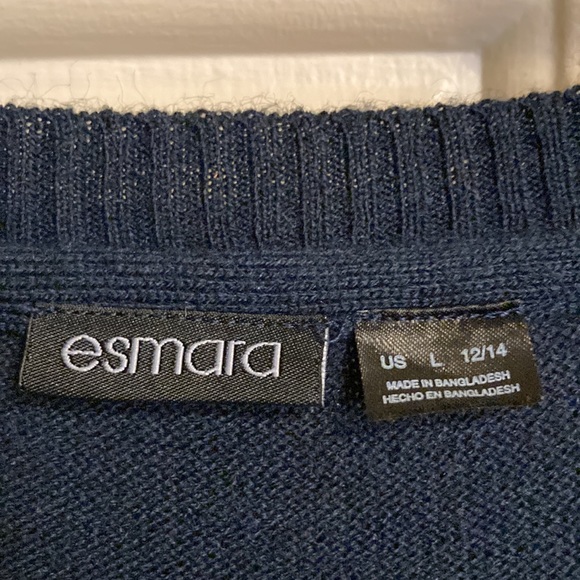 Esmara sweet Merry Christmas sweater dress size L 12/14 - Picture 4 of 6